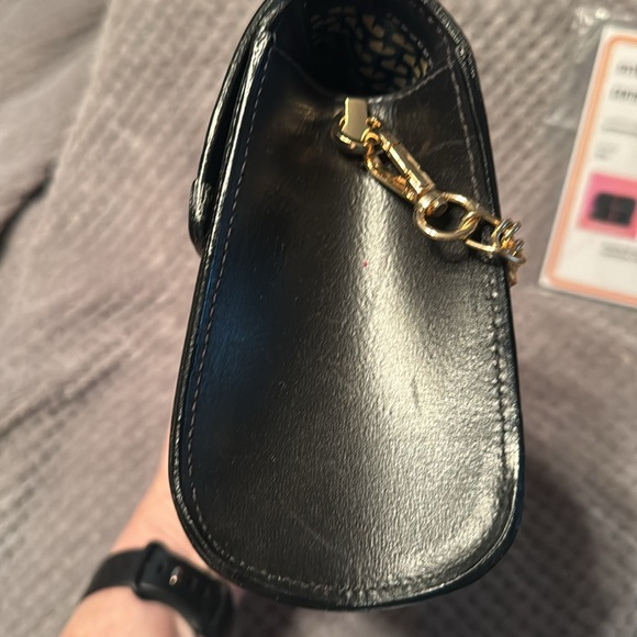 Gucci Suede Clutch, Sherry Line & draw string dust bag, Converted to Crossbody - Picture 5 of 9